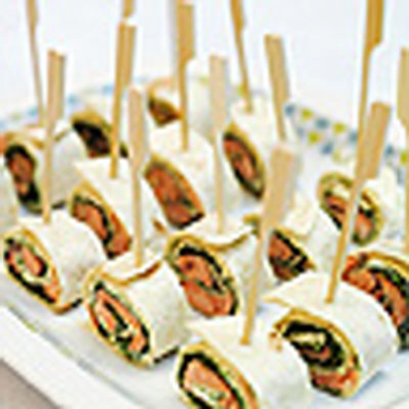 Laxrulle med wasabi