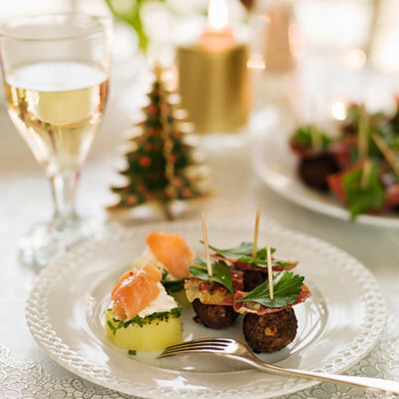 Julsushi med rökt lax