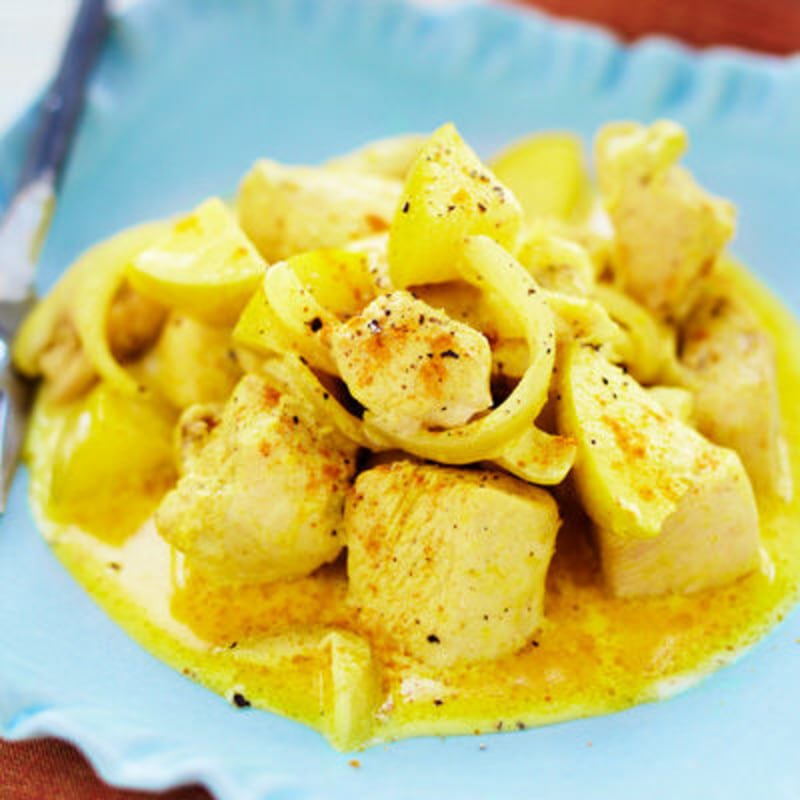 Currykyckling