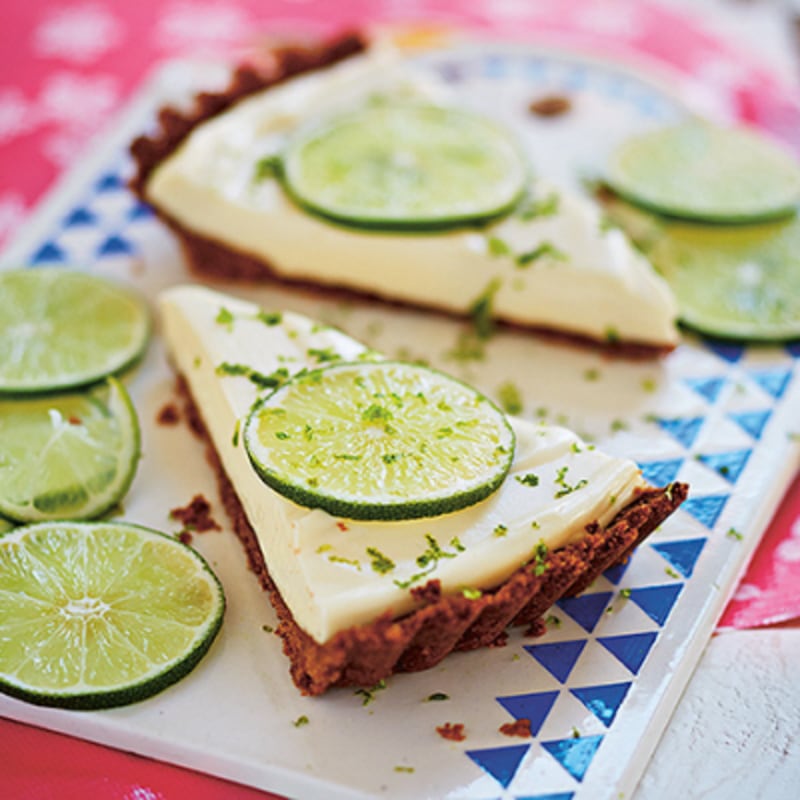 Frozen key lime pie