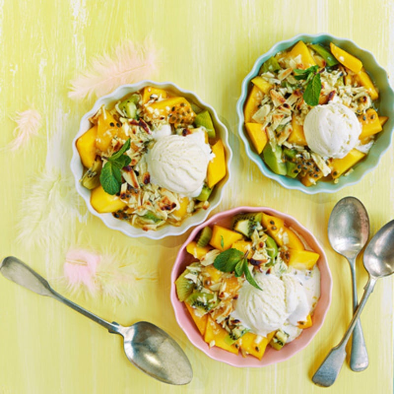 Gino med mango och passionsfrukt