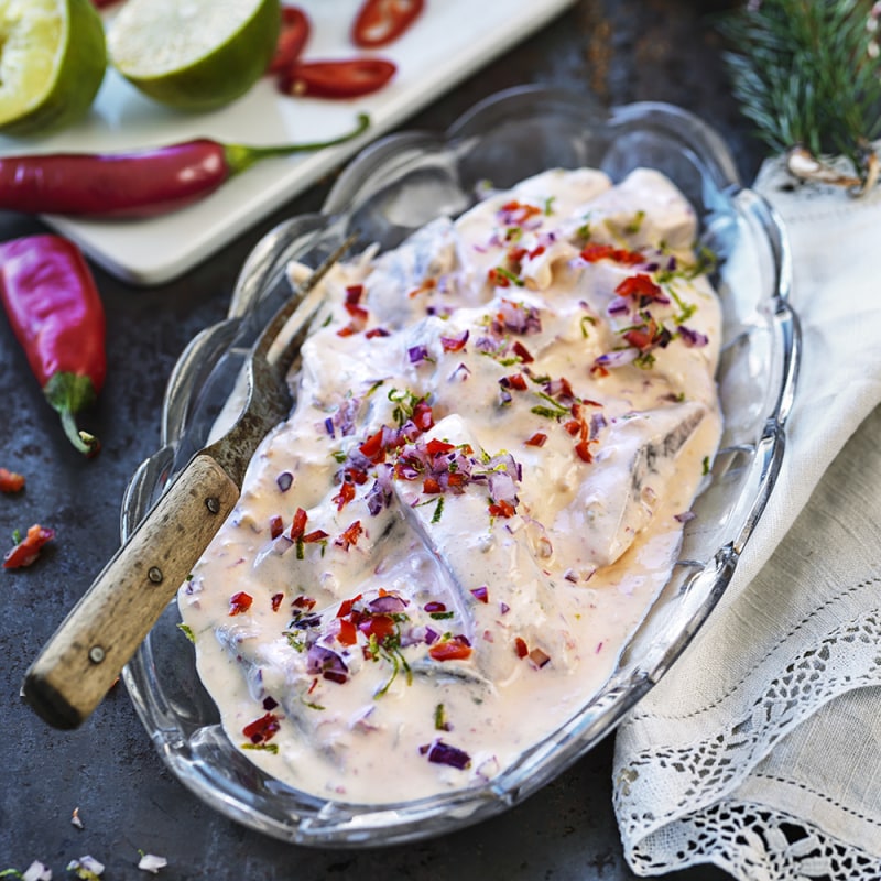 Lime- och chilisill