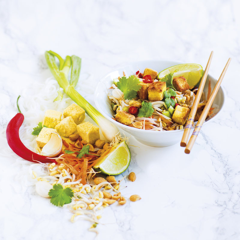 Pad thai med tofu