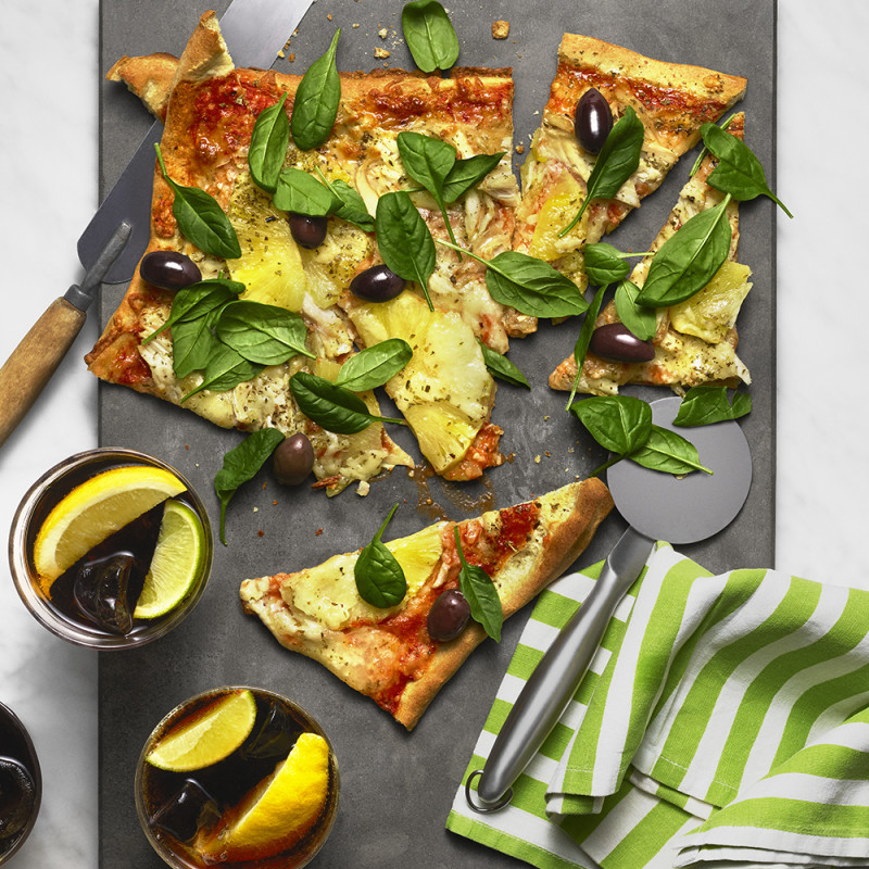 Kyckling- och mozzarellapizza