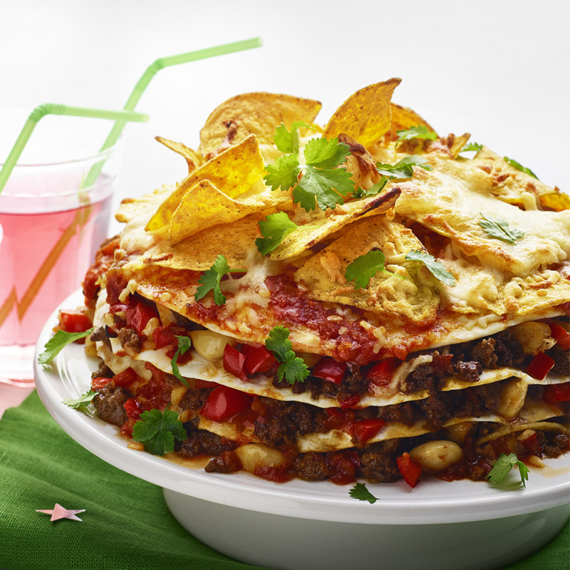 Tacotårta med nachos