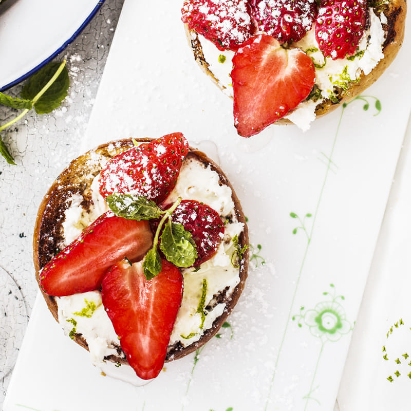 Jordgubbsbruschetta