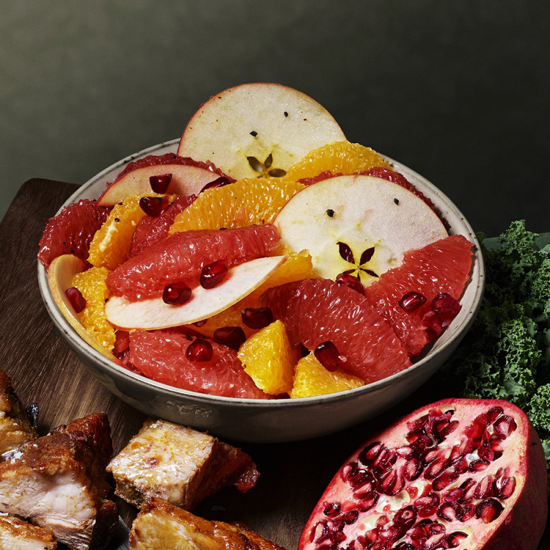 Äppelsallad med citrus