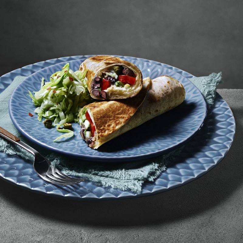 Tuna melt med svarta bönor