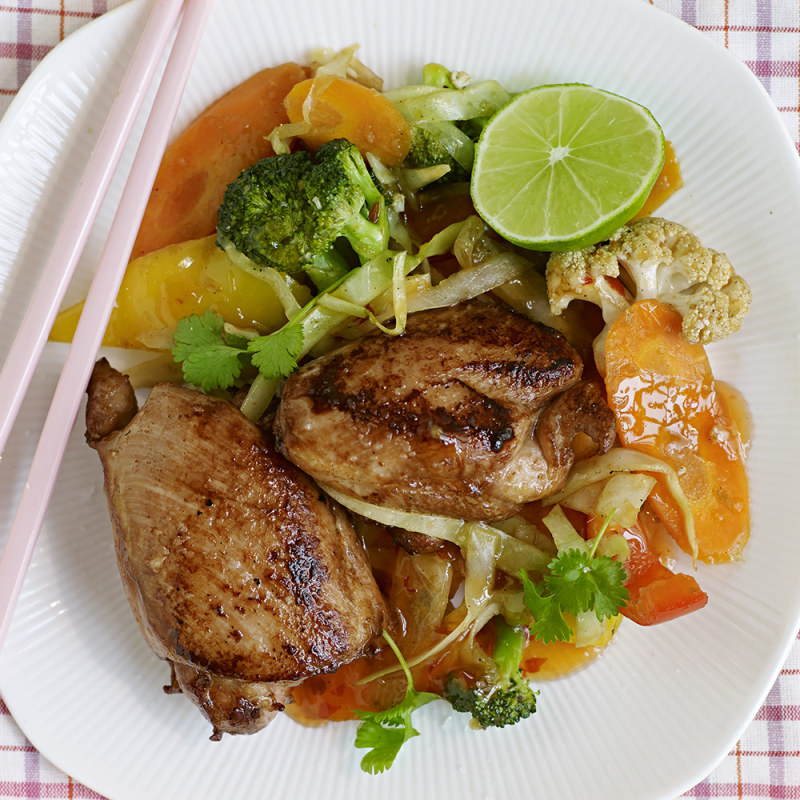 Kycklingwok
