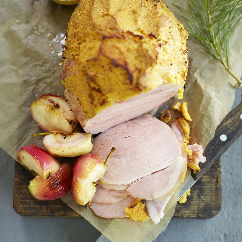 Griljera julskinka