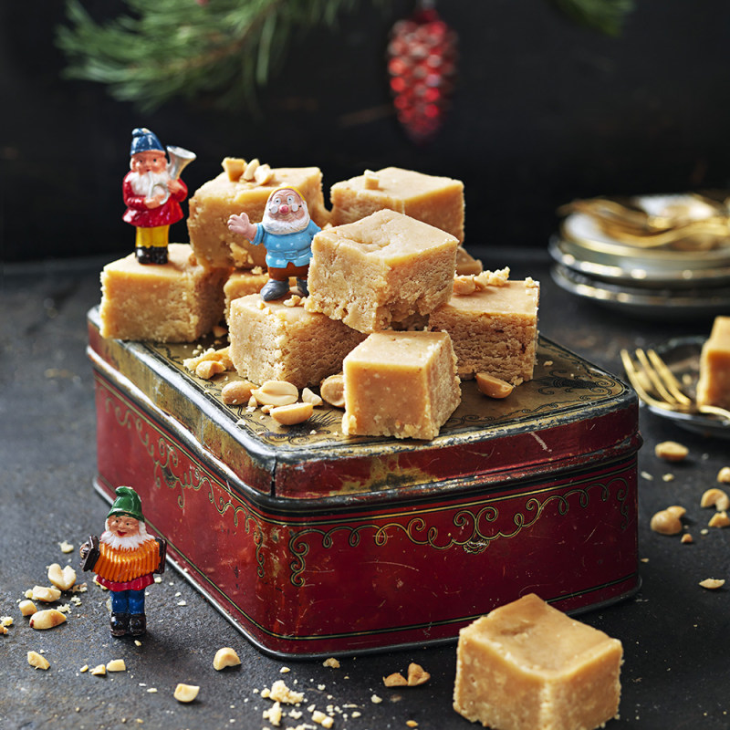 Jordnötsfudge