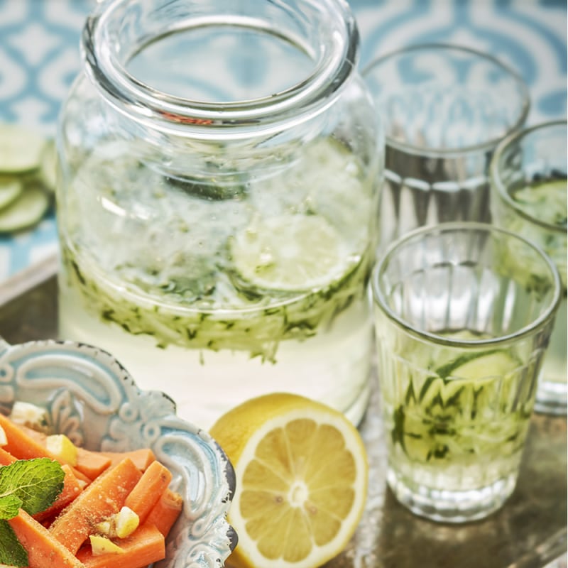 Lime- och myntadryck