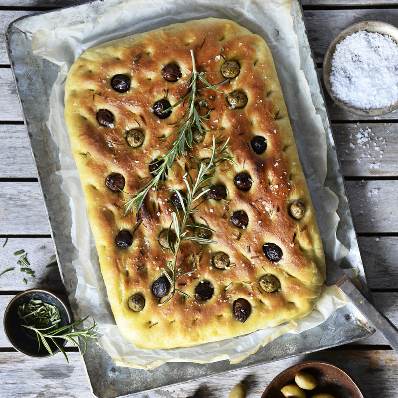 Snabb focaccia
