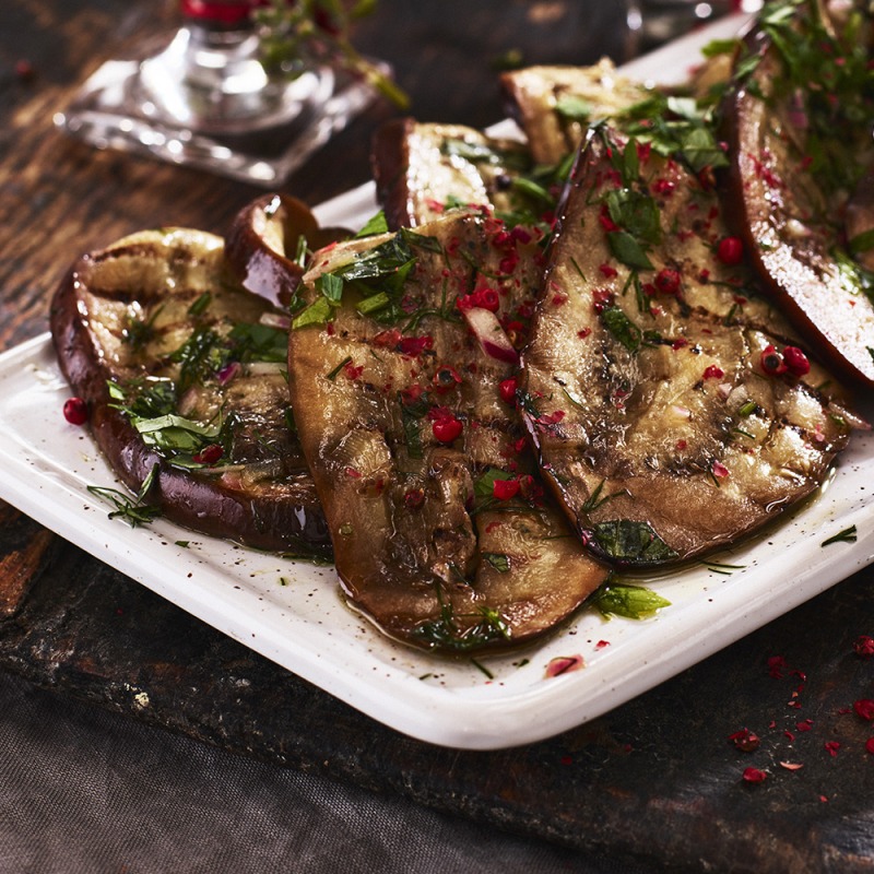 Marinerad aubergine