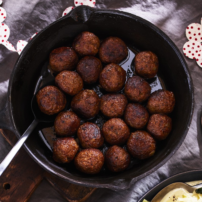 Vegetariska julköttbullar