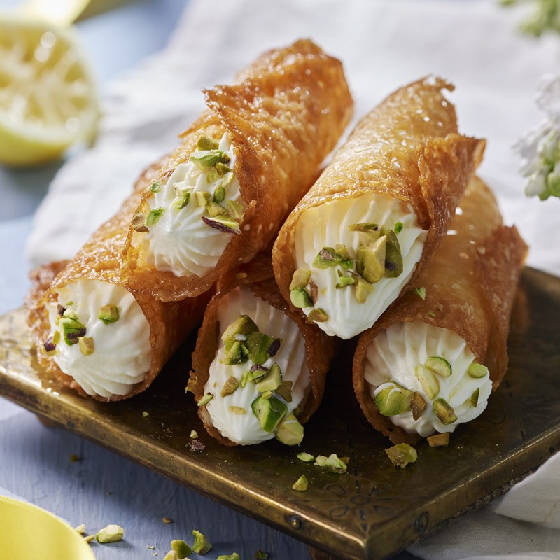 Knäckflarn med citronricotta