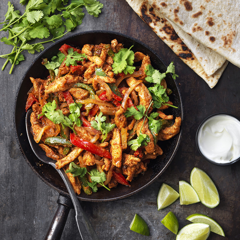 Kycklingfajitas