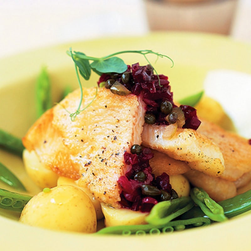 Fiskfilé à la Skagen