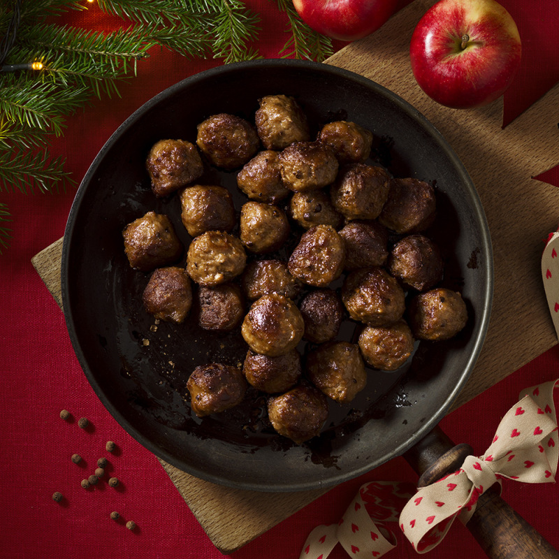 Köttbullar med brynt smör