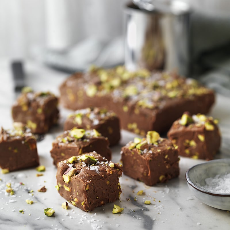 Fudge med kondenserad mjölk