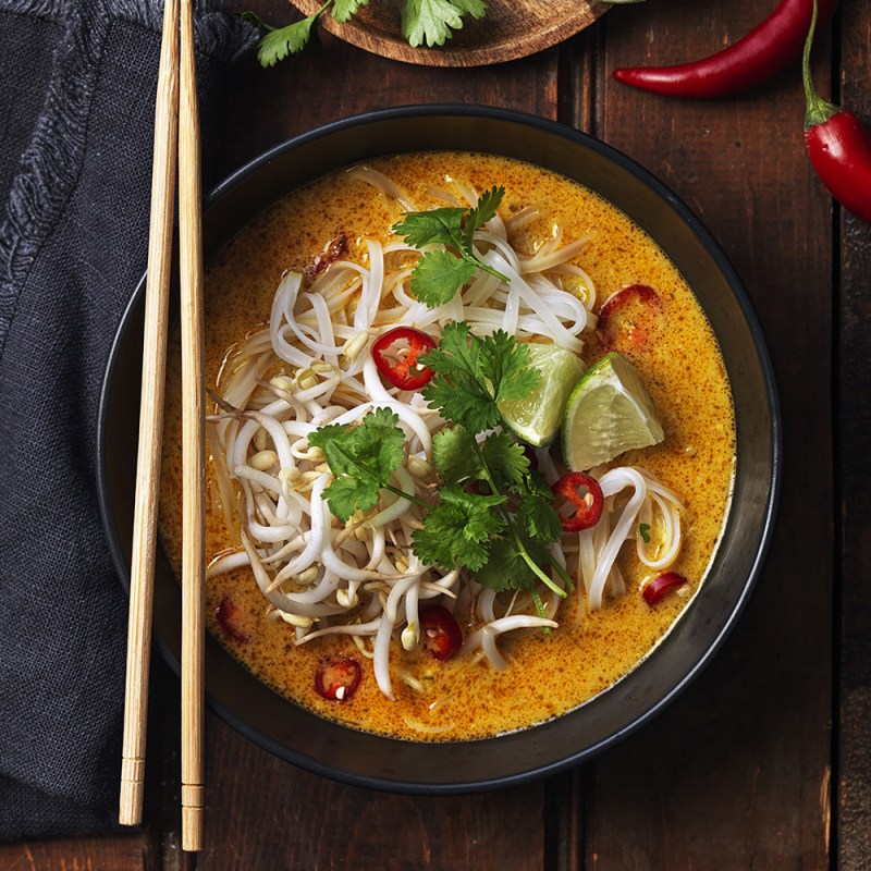 Laksa- het nudelsoppa