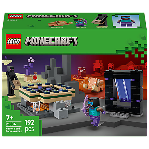 Vy över Nether & End portal 1 st LEGO