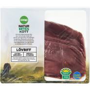 Lövbiff Skivad Naturbeteskött