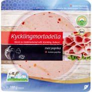 Kycklingmortadella