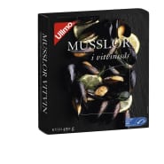 Musslor i vitvinssås