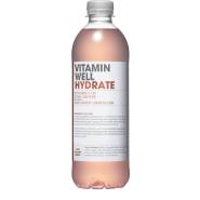 Vitamindryck Hydrate Rabarber & jordgubb