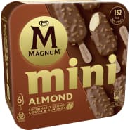 Glasspinnar Mini Almond 6-pack