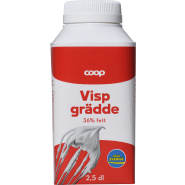 Vispgrädde 36%
