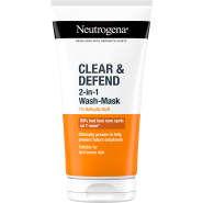 Ansiktsskrubb Clear & Defend Wash-Mask