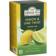 Svart te Lemon & lime twist 20-pack