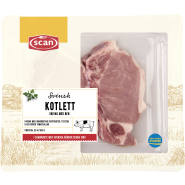 Fläskkotlett Med Ben