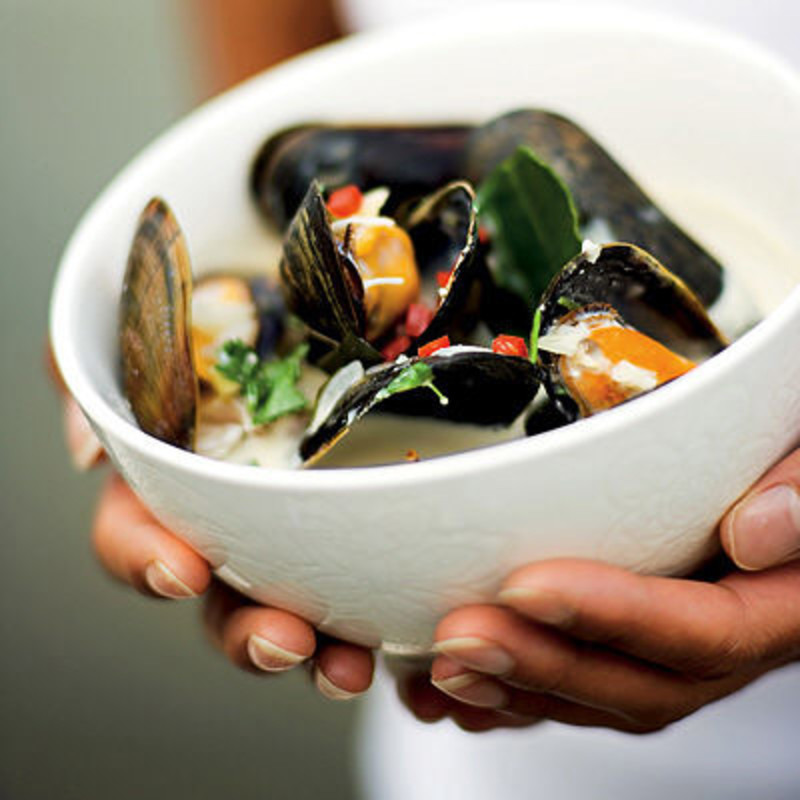 Moules marinières thai