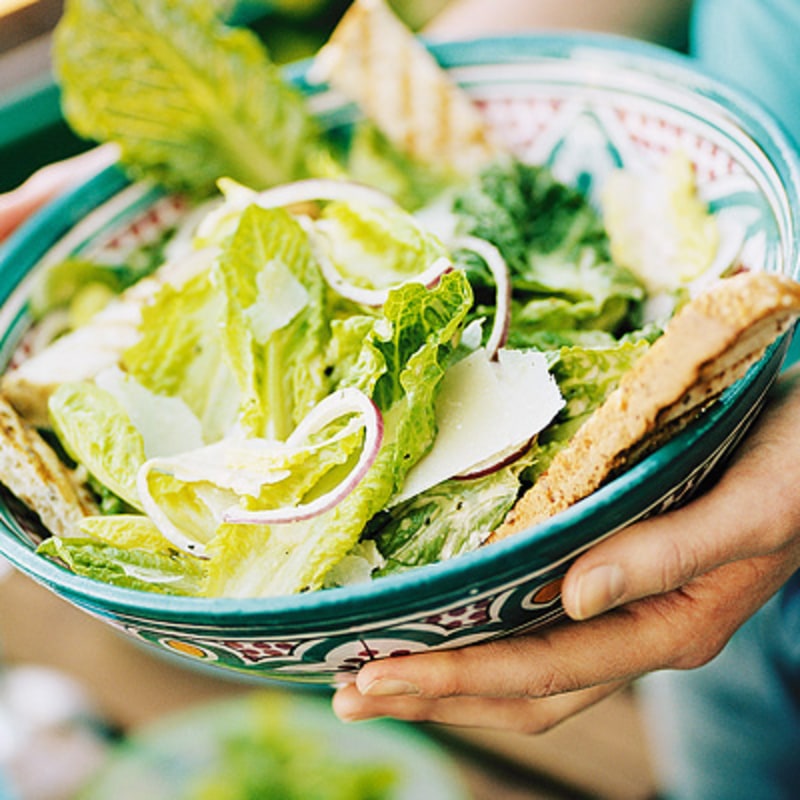 Vegetarisk caesarsallad