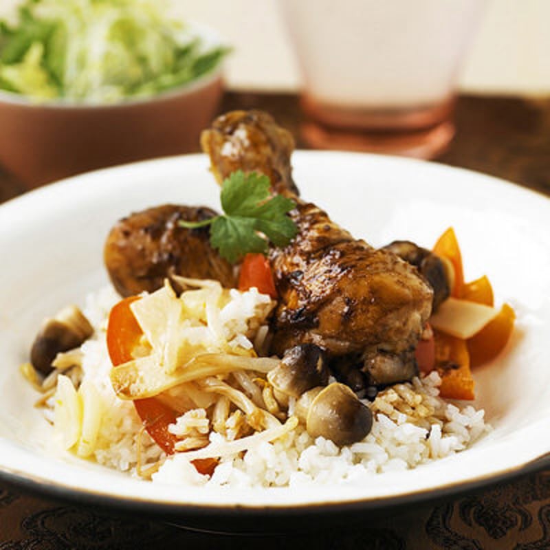 Marinerade thailändska kycklingben