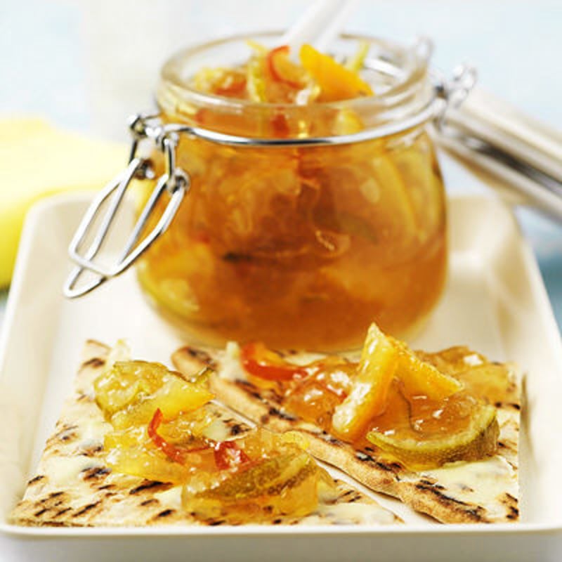 Trefrukts-marmelad med chili