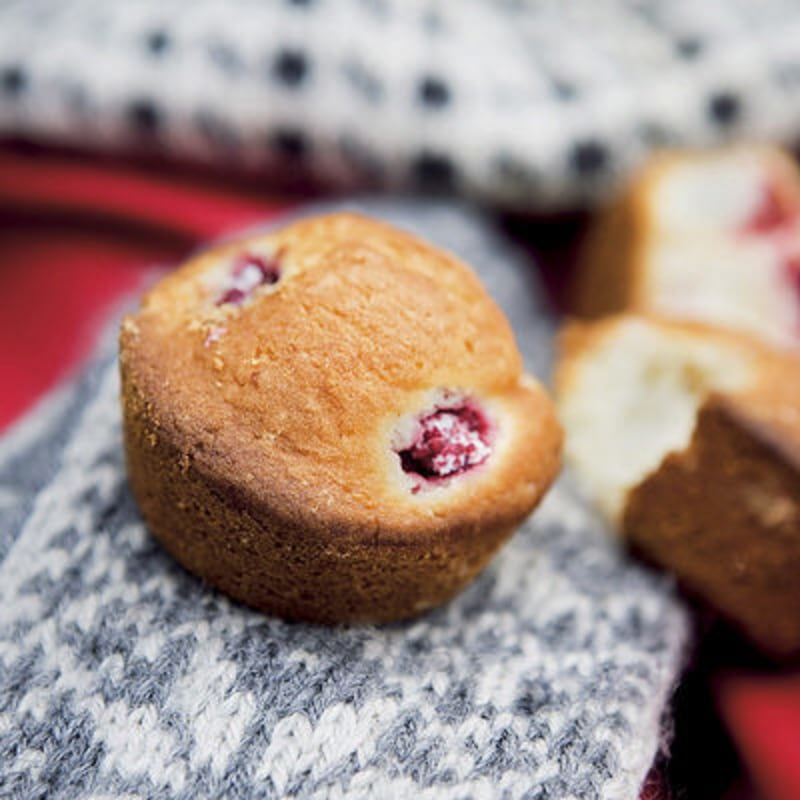 Hallonmuffins