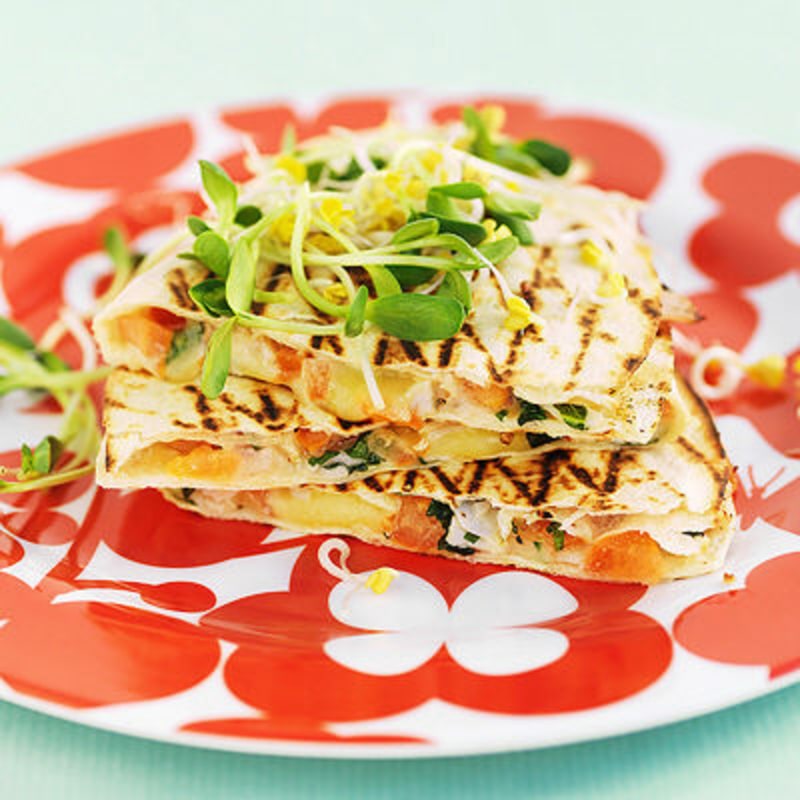 Quesadilla med kalkon