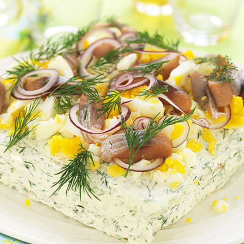 Matjessmörgåstårta