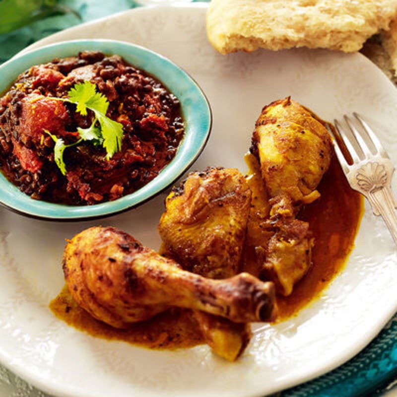 Masaledar murghi - röd kyckling