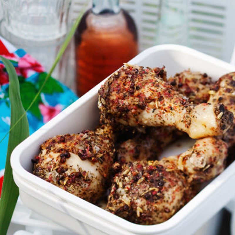 Grillade kycklingben