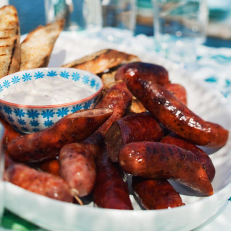 Grillade korvar
