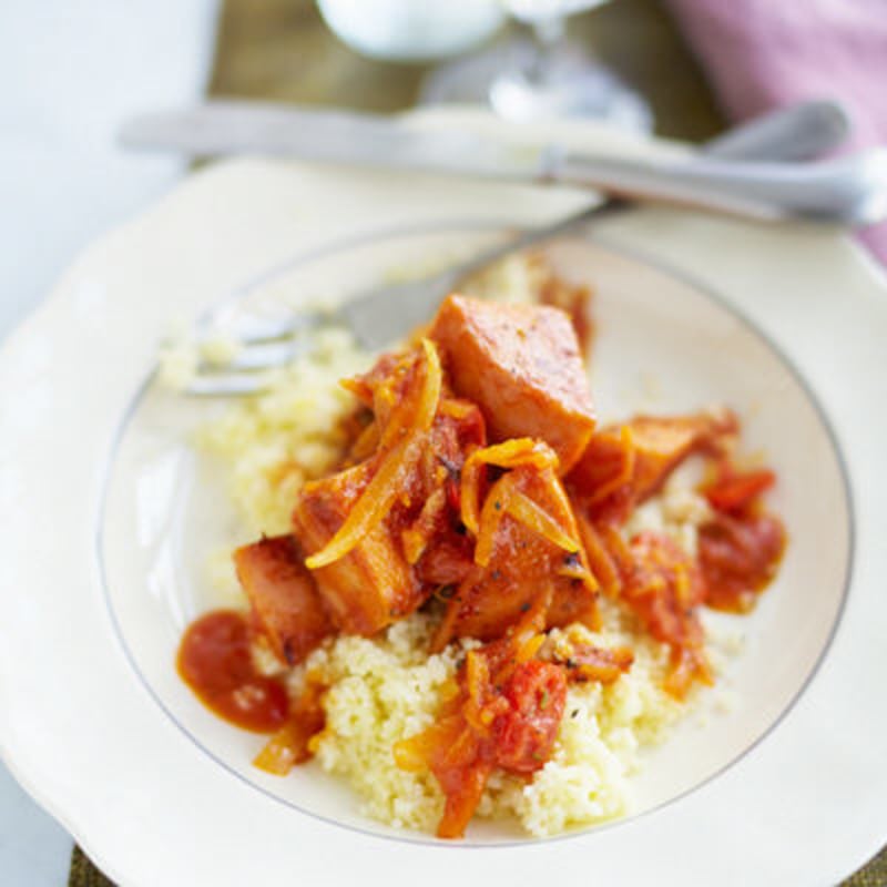 Het korvgryta med couscous
