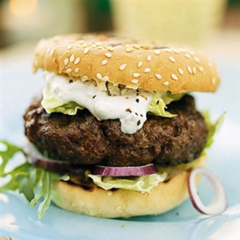 Hamburgare med nötfärs
