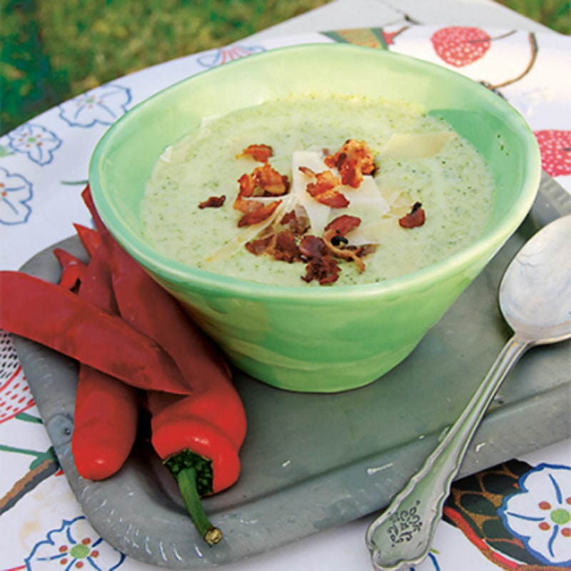Broccolisoppa med bacon