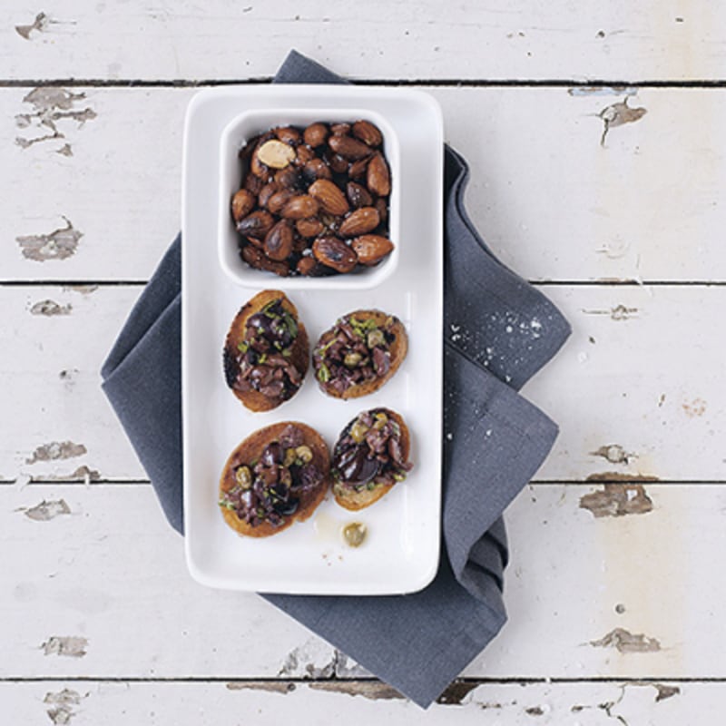 Tapenade på crostini