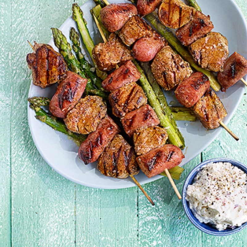 Grillspett med kött